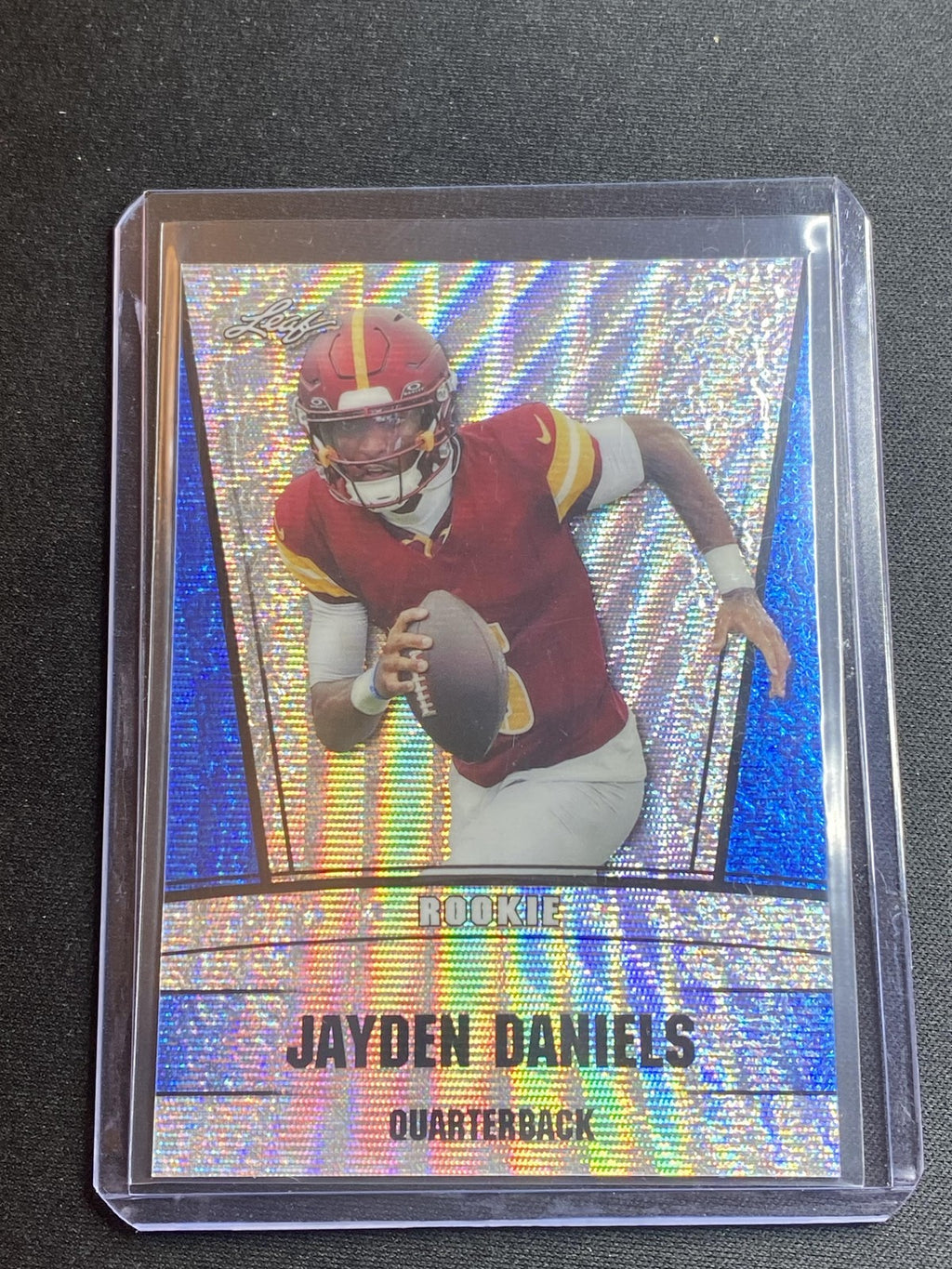 Jayden Daniels 2024 Leaf Metal Rookie RS6 Blue /20 RC