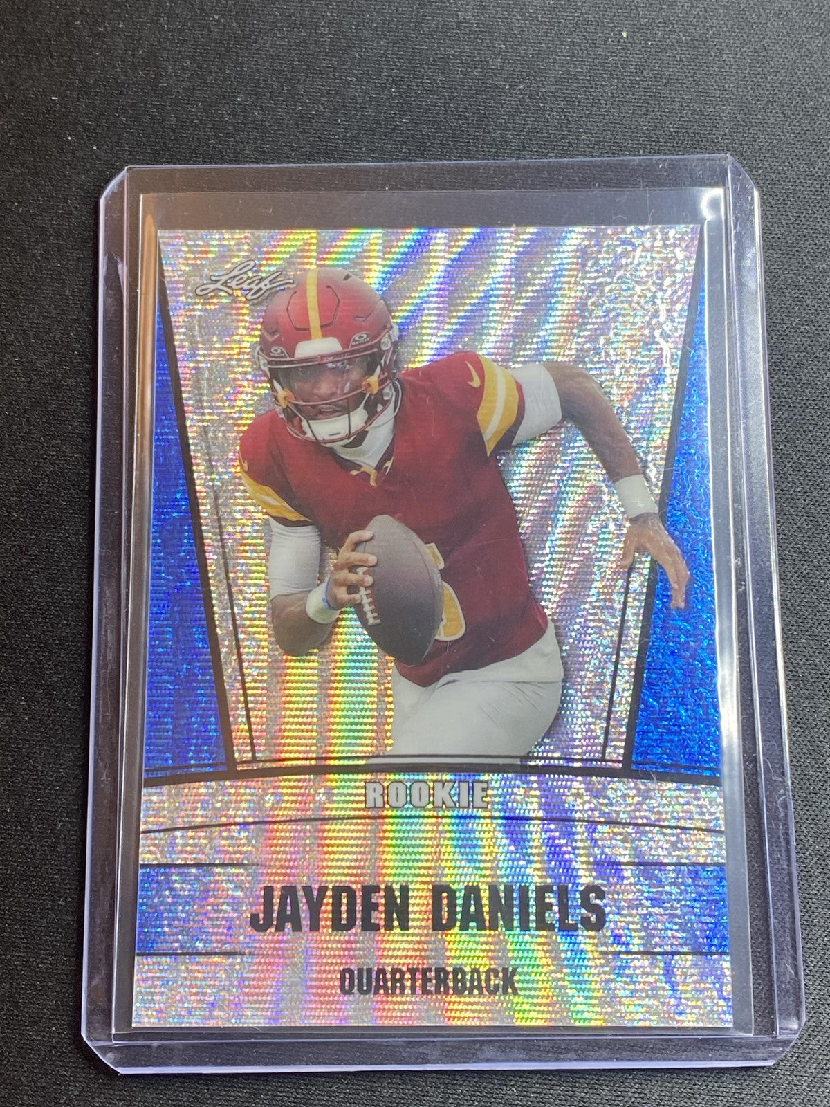 Jayden Daniels 2024 Leaf Metal Rookie RS6 Blue /20 RC
