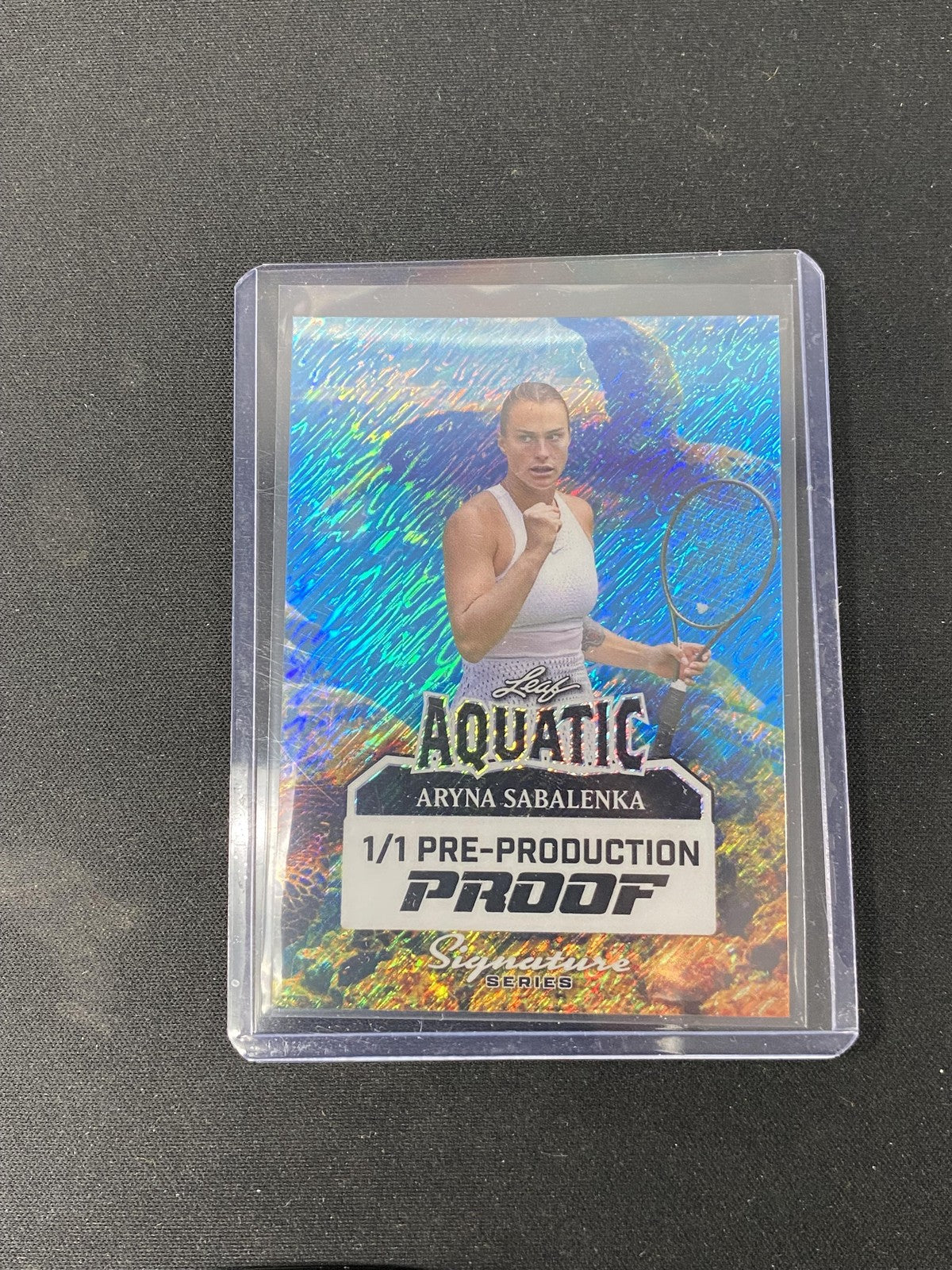 Aryna Sabalenka 2024 Leaf 1/1 Proofs RC