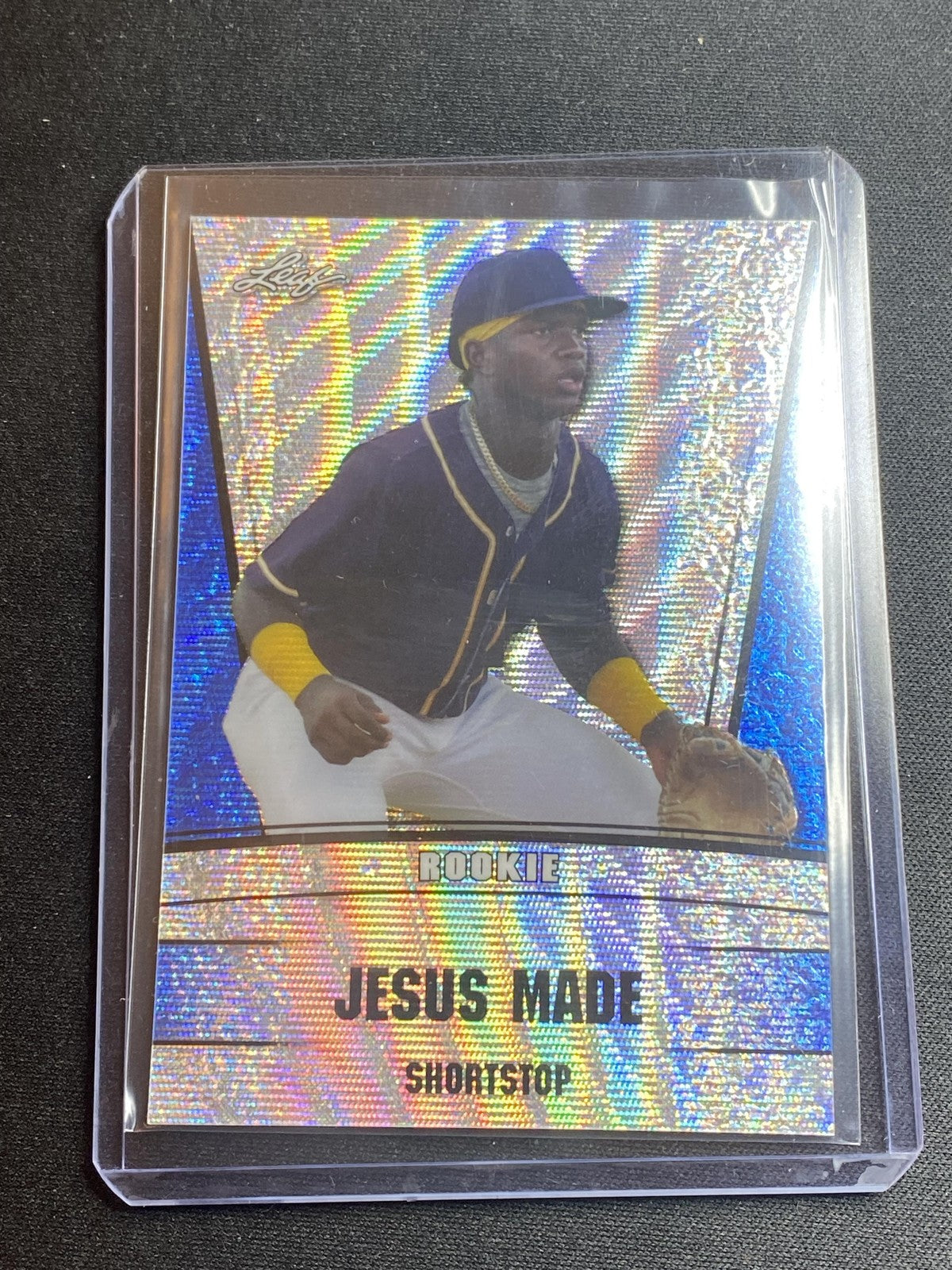 Jesus Made 2024 Leaf Metal Rookie RS7 Blue /20 RC
