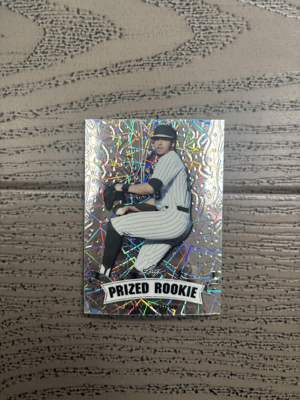 Chase Burns 2024 Leaf Prized Rookie Metal /25 RC Reds