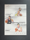 Curry / Giannis / Jokic 2024 Leaf Exclusive Legends Edition Trio RC 10 count lot