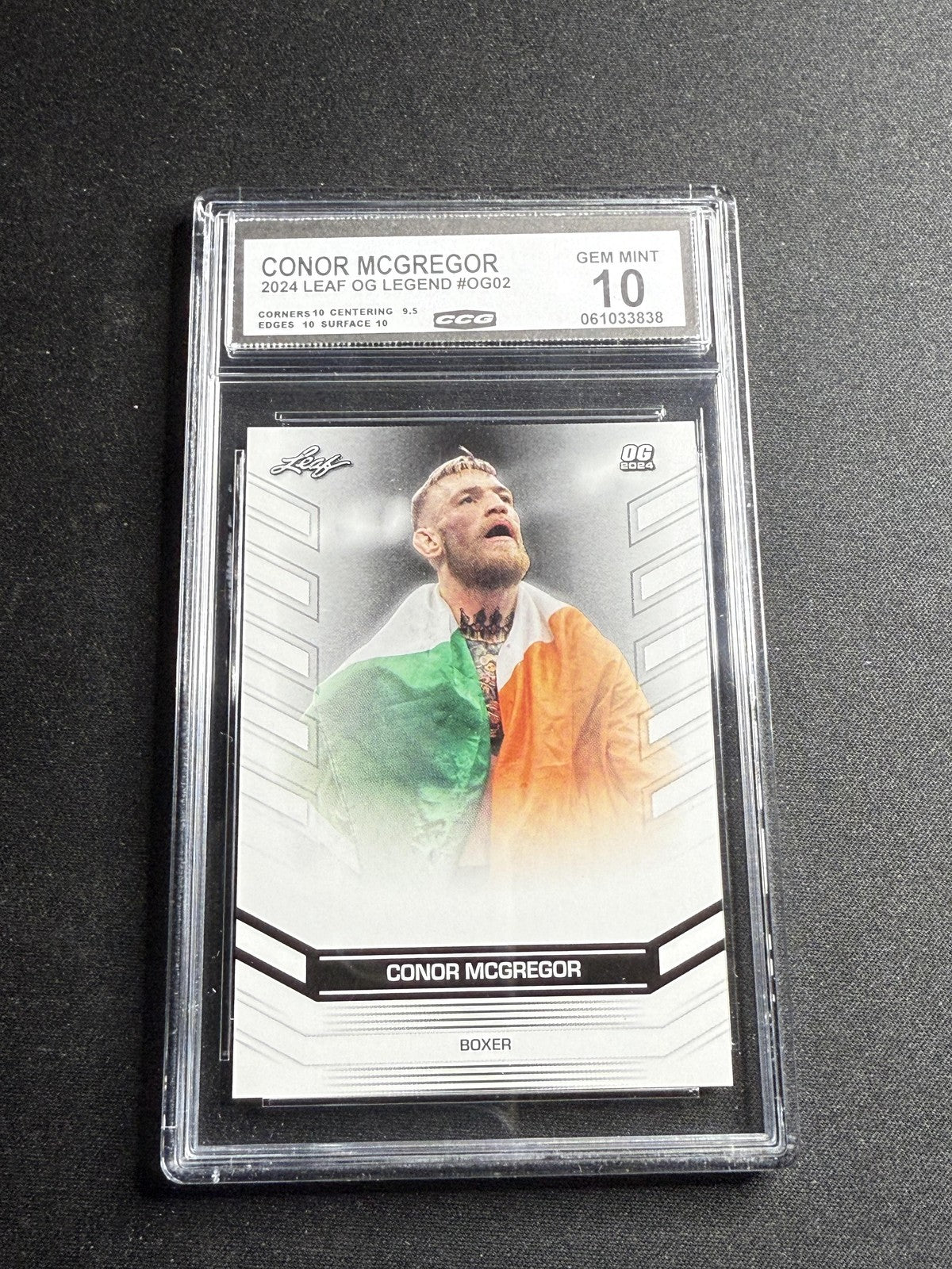 Conor Mcgregor 2024 Leaf OG2024 CCG 10