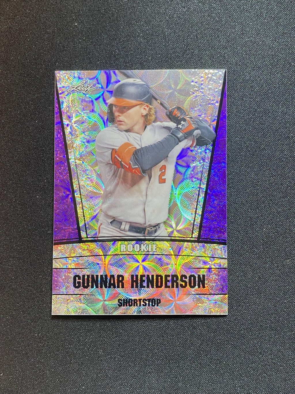 Gunnar Henderson 2023 Leaf Metal Rookie RS33 Purple /15 RC