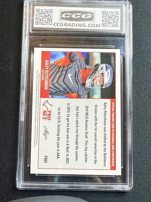 Adley Rutschman 2021 Leaf Pro Set CCG 10 RC