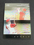 Elly De La Cruz / Barry Larkin 2024 Leaf Metal Dual Black /7 RC