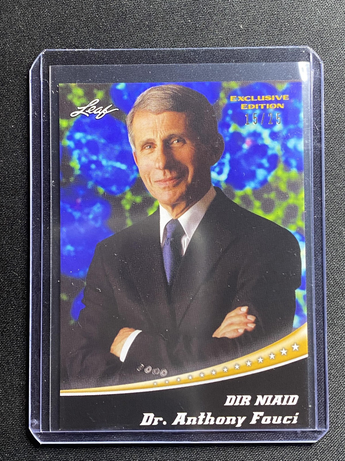 Dr. Anthony Fauci 2020 Leaf Exclusive EX03 /25 RC