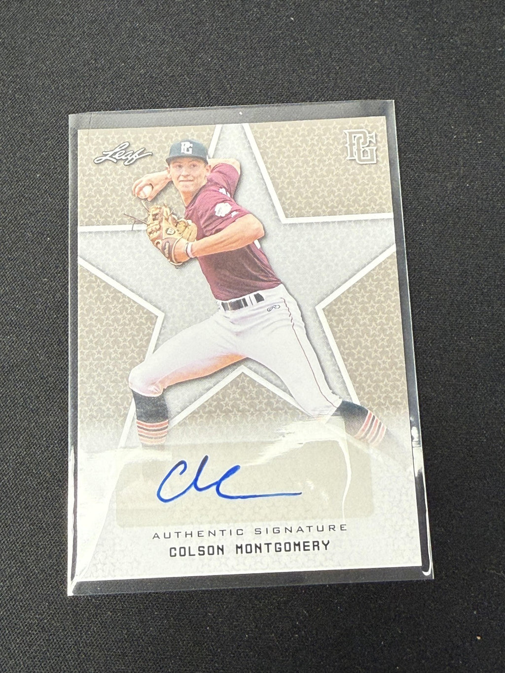 Colson Montgomer 2020 Leaf Perfect Game Autograph RC