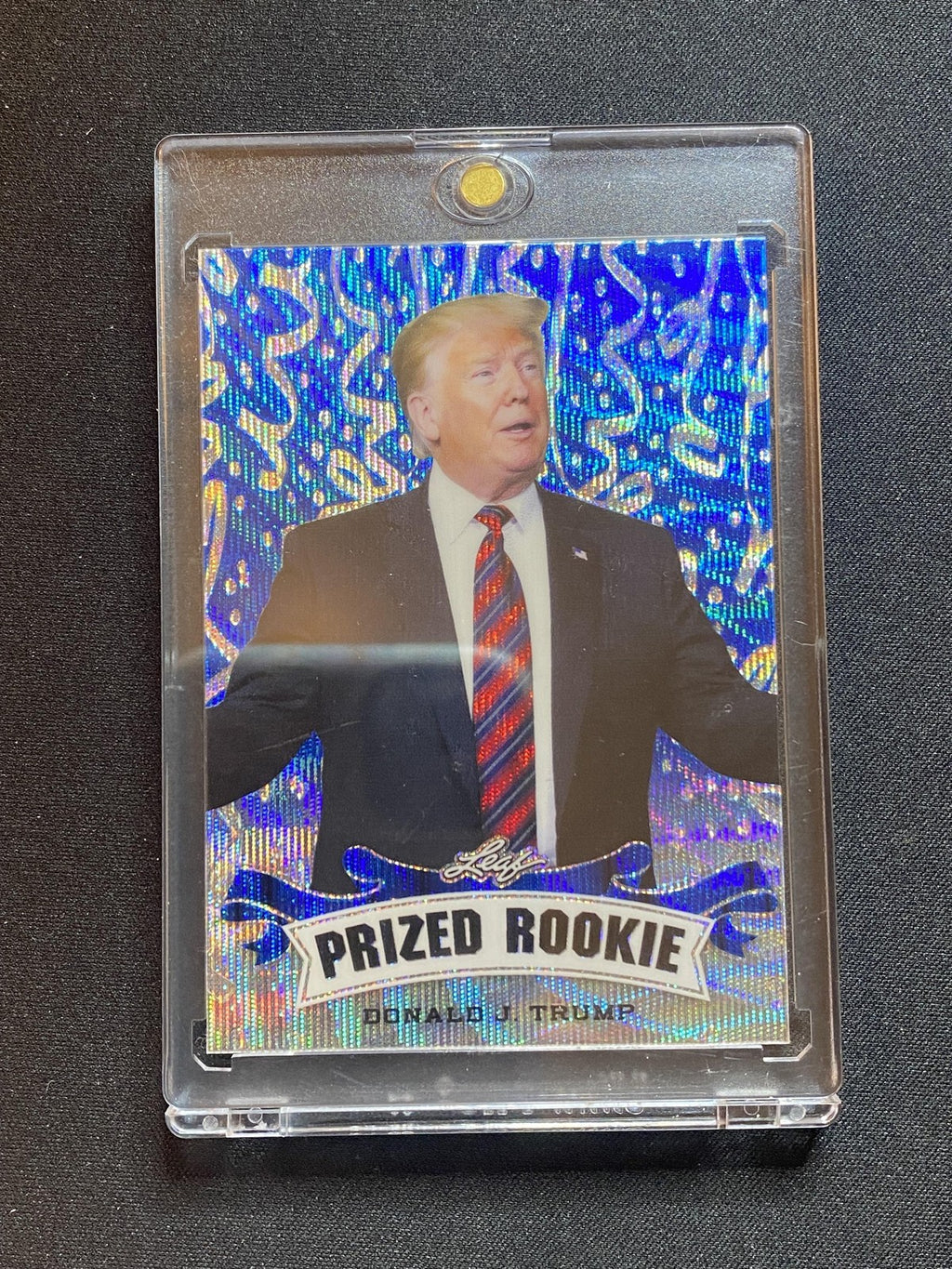 Donald Trump 2020 Leaf Prized Rookie Metal PR09 Blue /20 RC