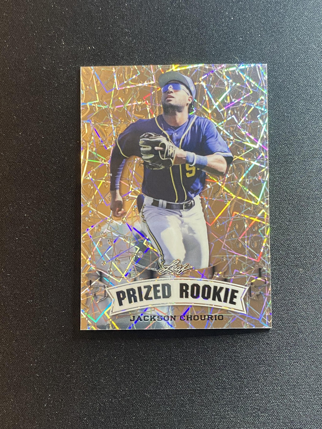 Jackson Chourio 2023 Leaf Metal Prized Rookie Silver #/25 RC