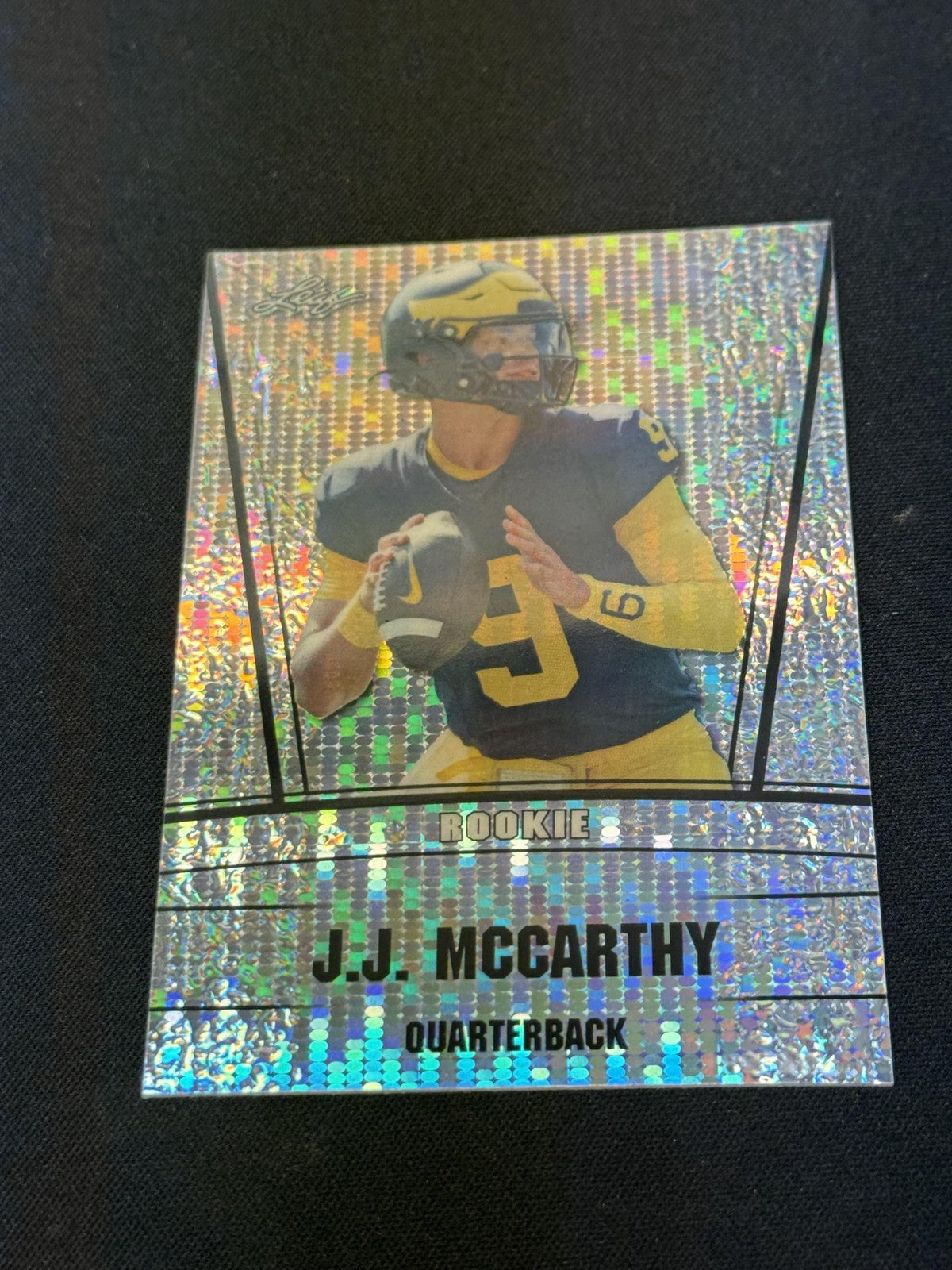 JJ McCarthy 2023 LEAF Metal Rookie Silver /25 RC Vikings