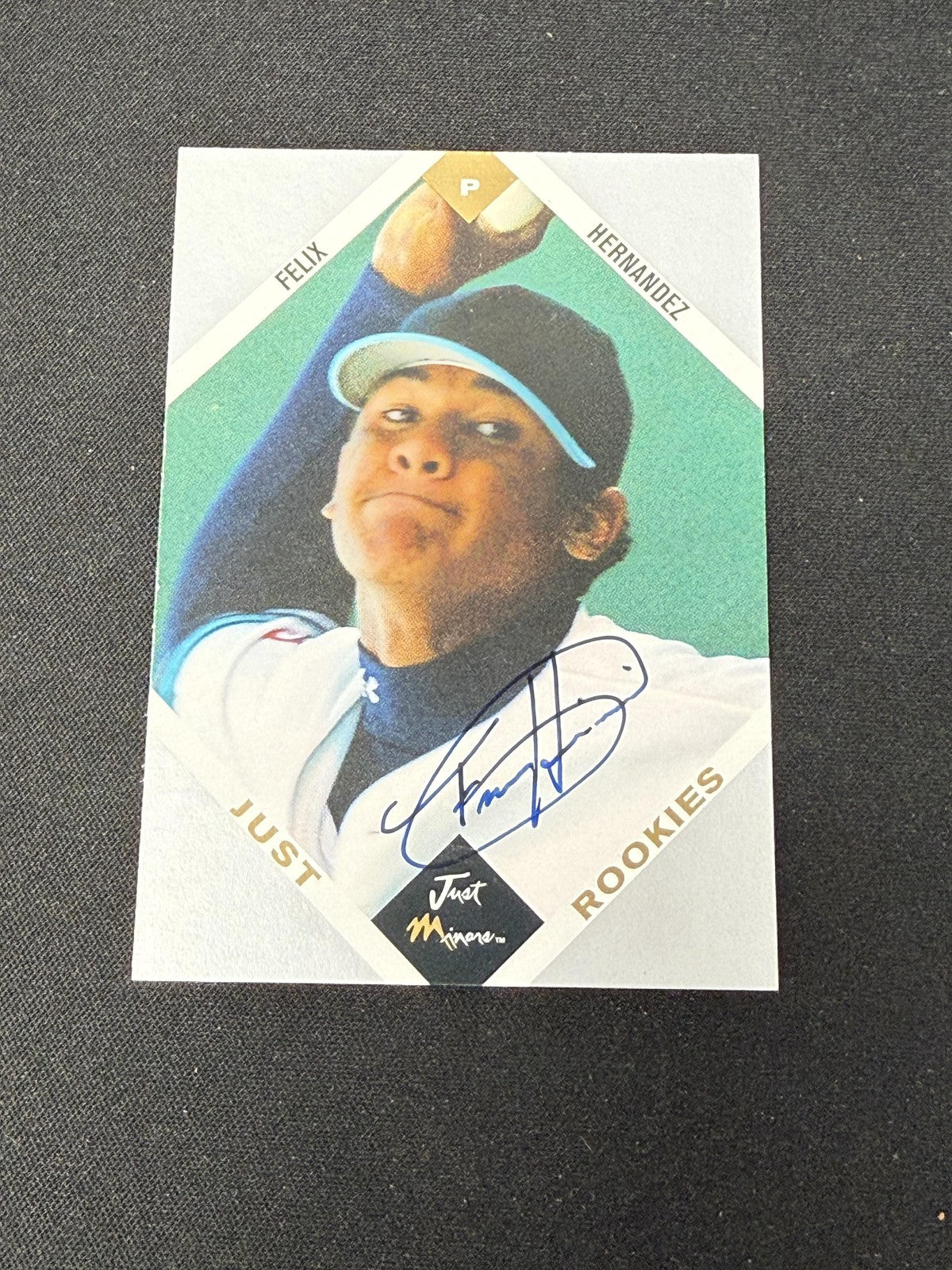 Felix Hernandez 2003 Just Minors Autographs /375 RC Mariners