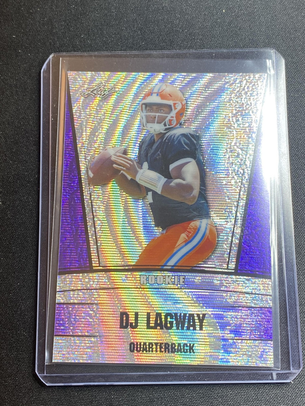 DJ Lagway 2024 Leaf Metal Rookie RS3 Purple /15 RC