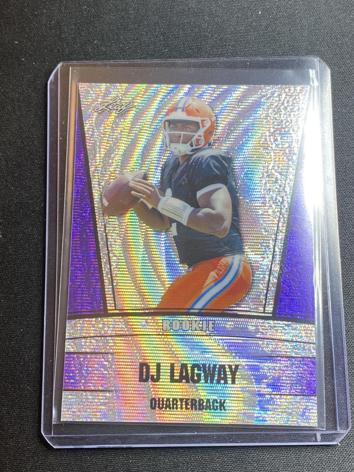 DJ Lagway 2024 Leaf Metal Rookie RS3 Purple /15 RC