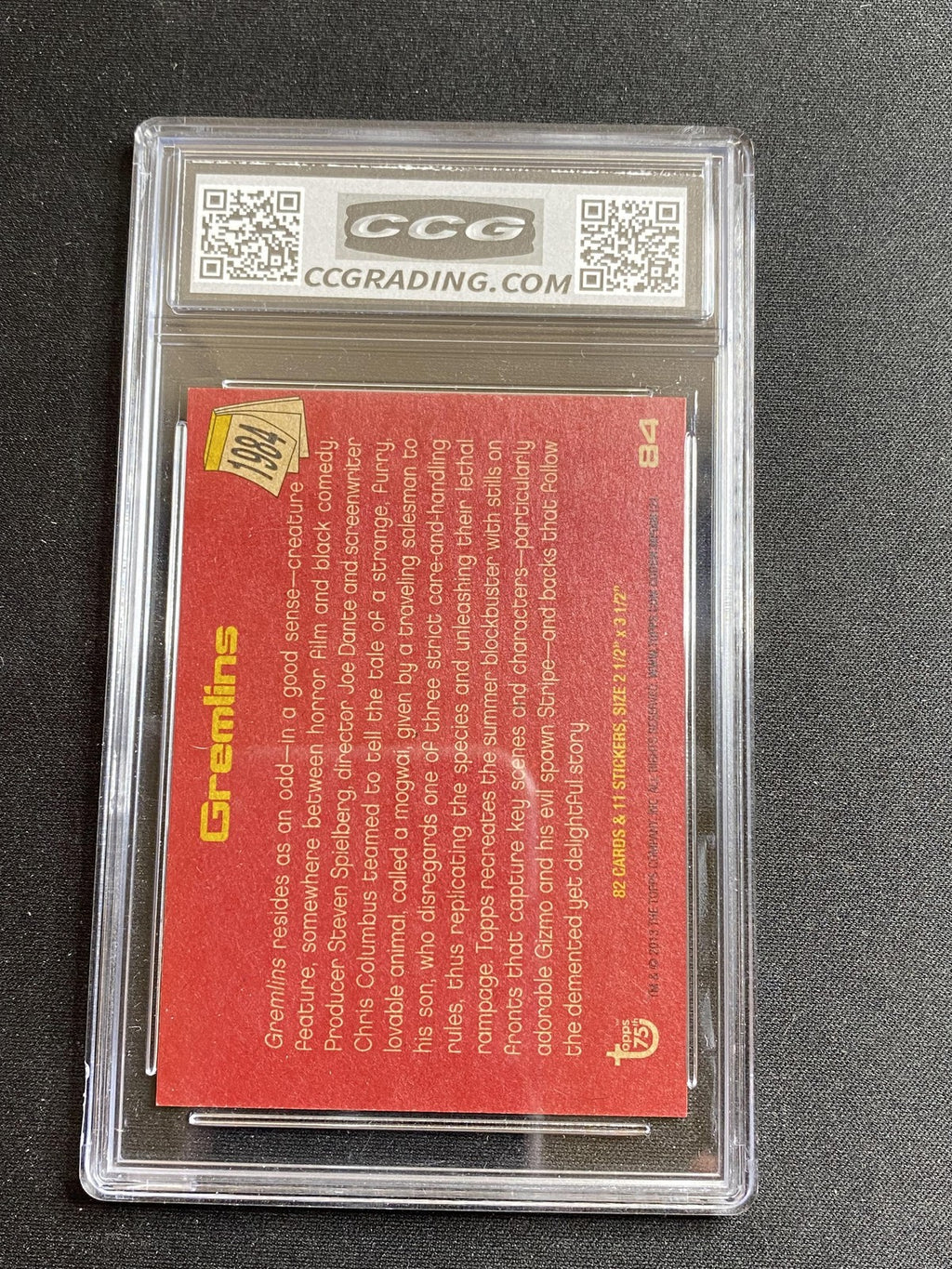 Gremlins 2013 Topps 75th Anniversary 84 CCG MINT AUTHENTIC