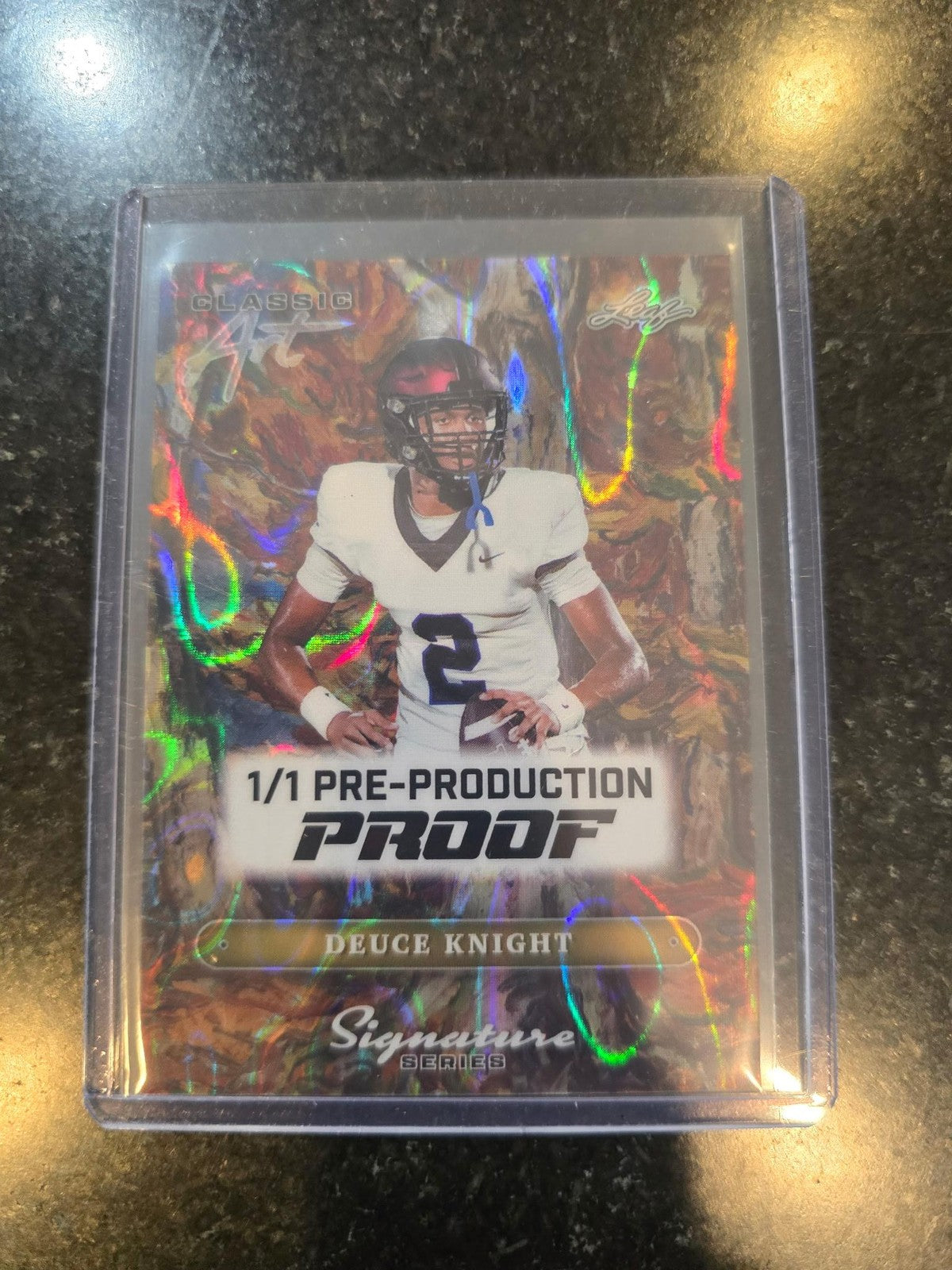 Deuce Knight 2025 Leaf 1/1 Proof RC