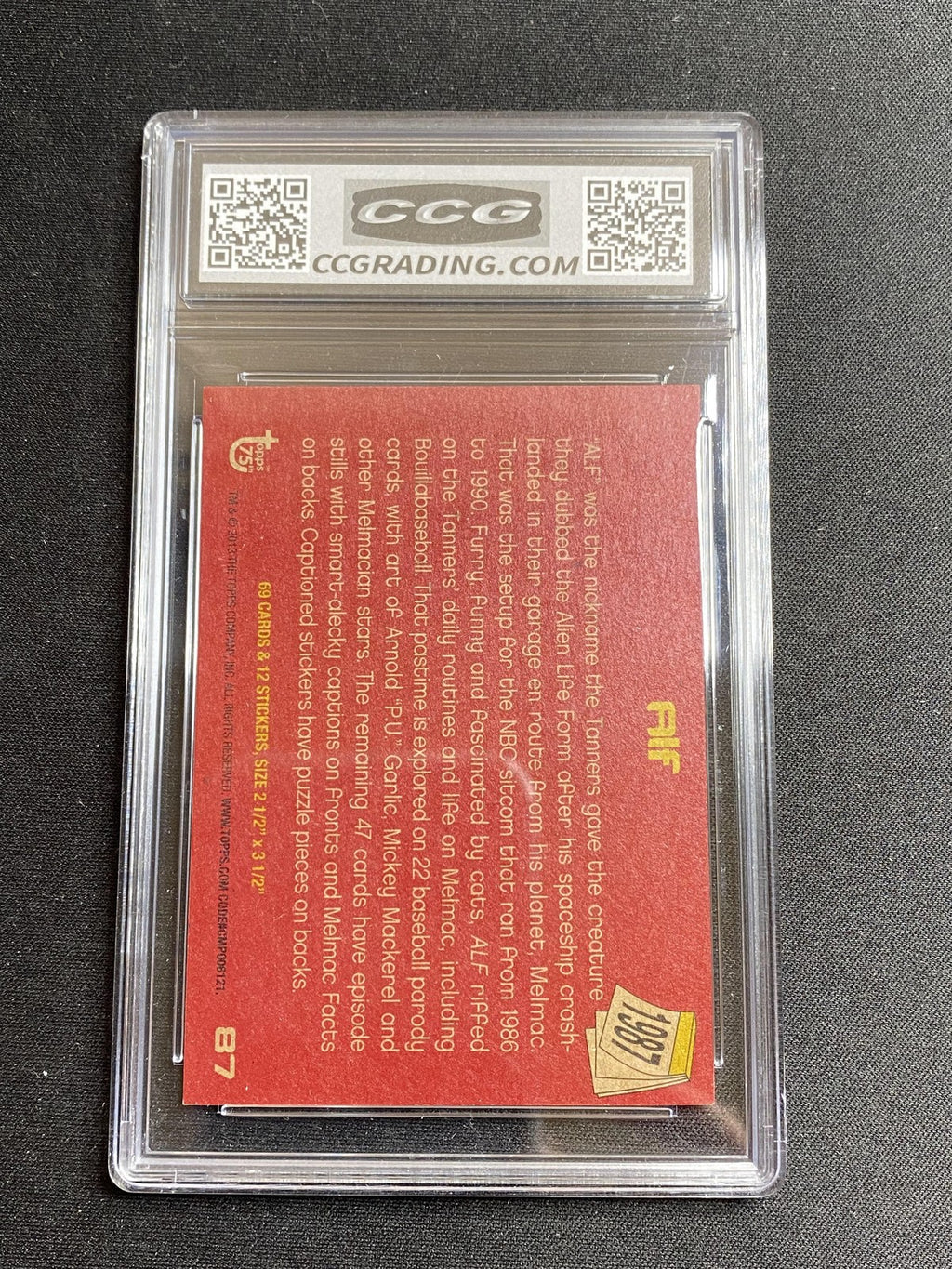 Alf 2013 Topps 75th Anniversary 87 CCG MINT AUTHENTIC