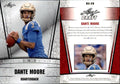 Dante Moore 10 count 2023 Leaf Draft Silver RC Rookie #RS29 UCLA OREGON DUCKS RC