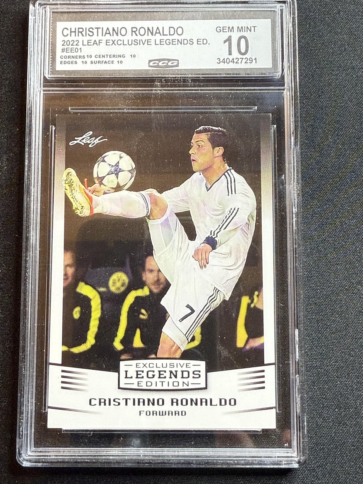 Christiano Ronaldo 2022 Leaf Exclusive Legends Edition CCG 10 RC