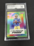 Dante Moore 2024 LEAF ROOKIE PROOFS 1/1 CCG 10 Oregon Ducks Rookie