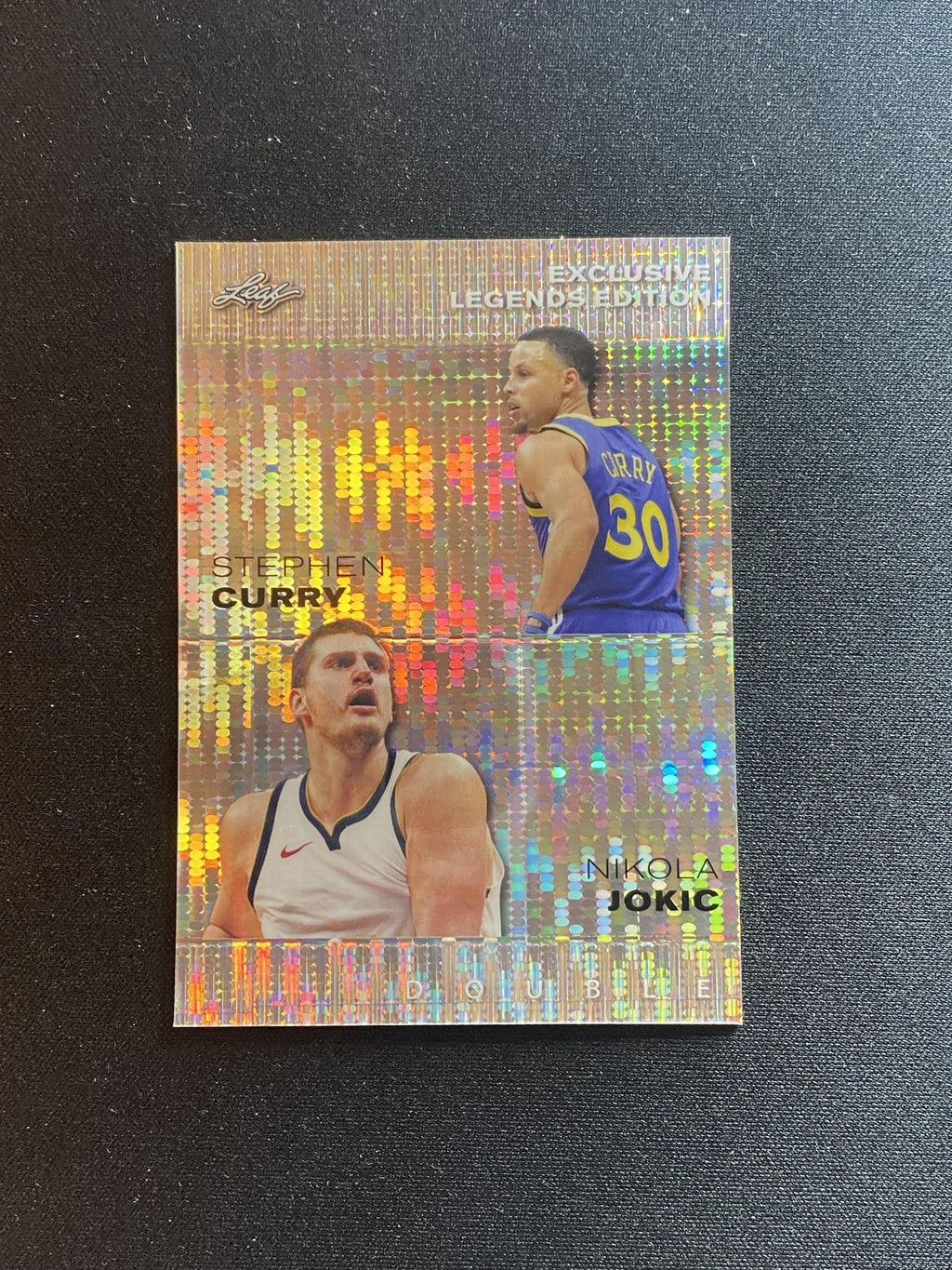 Curry / Jokic 2023 Leaf METAL Exclusive Edition Dual ELE34 Silver Pulsar /25 RC