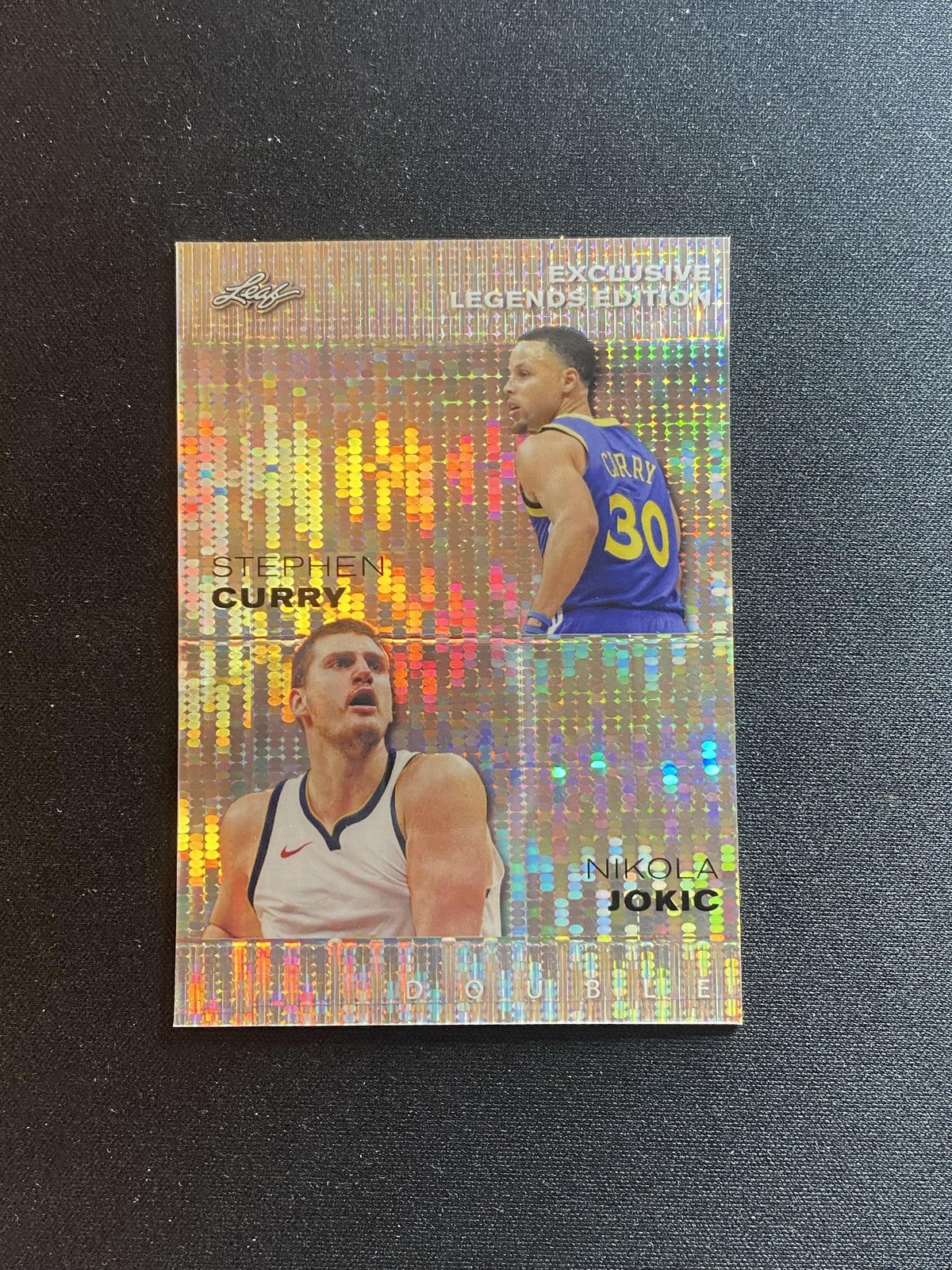 Curry / Jokic 2023 Leaf METAL Exclusive Edition Dual ELE34 Silver Pulsar /25 RC