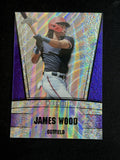 James Wood 2023 Leaf Prized Metal Rookie Purple /15 RC Nationals
