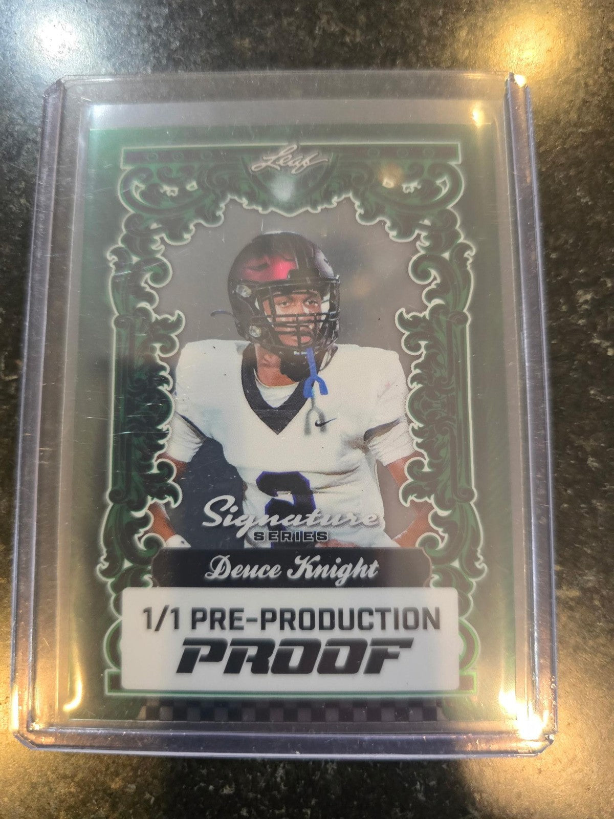 Deuce Knight 2025 Leaf 1/1 Proof RC