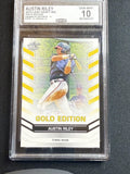 Austin Riled 2015 Leaf Draft Gold CCG 10 RC