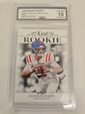 Jaxson Dart 2024 Leaf ROOKIE Gem Mint CCG 10 New York NY GIANTS RC