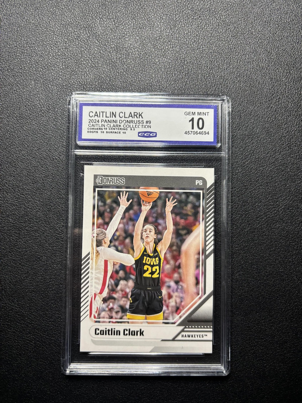 Caitlin Clark 2024 Panini Donruss CCG 10
