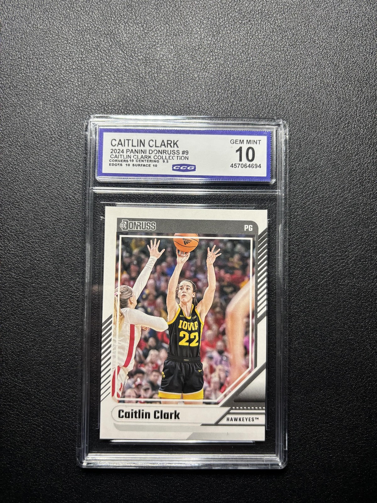 Caitlin Clark 2024 Panini Donruss CCG 10