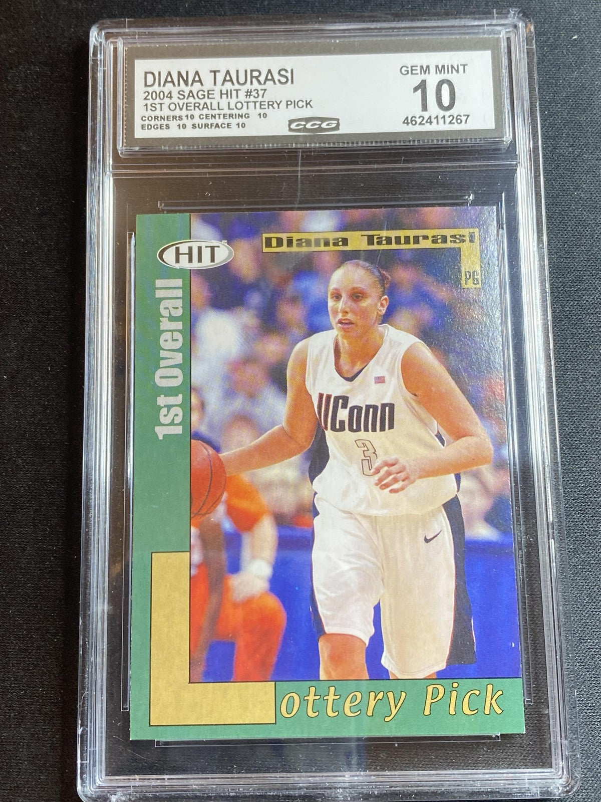 Diana Taurasi 2004 Sage SAGE HIT 37 CCG 10 RC
