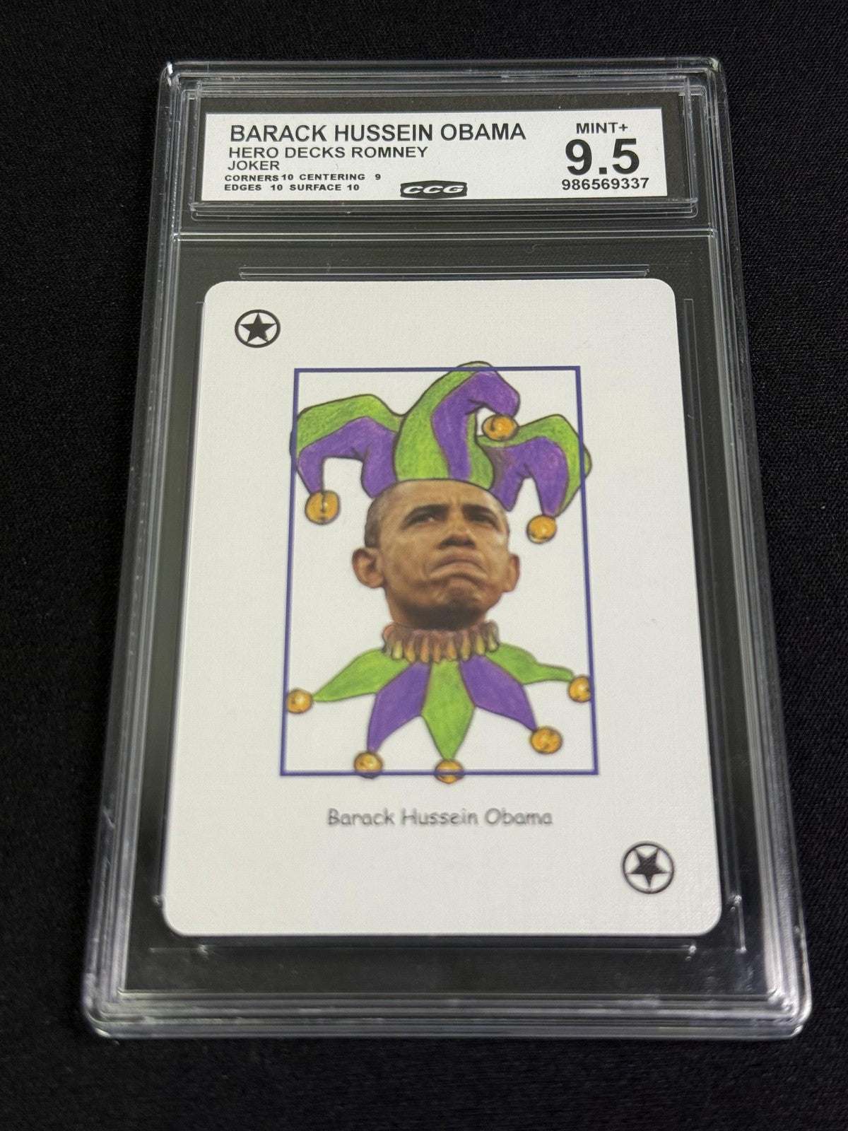 Barack Obama Hero Decks Romney CCG 9.5