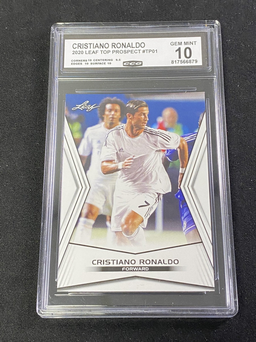 Cristiano Ronaldo 2020 Leaf Top Prospect CCG 10 Portugal Rookie