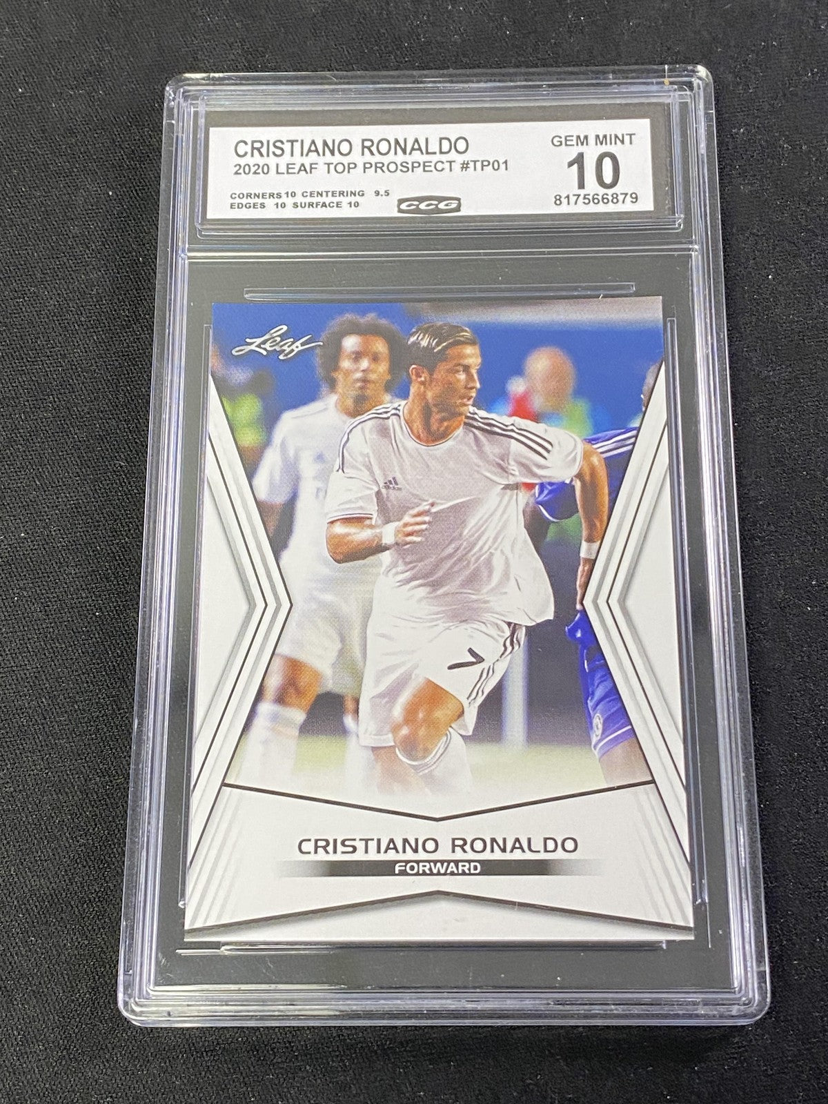 Cristiano Ronaldo 2020 Leaf Top Prospect CCG 10 Portugal Rookie