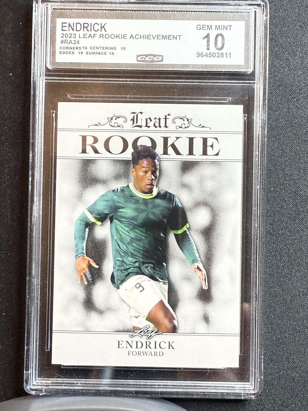 Endrick 2023 Leaf Rookie Achievements CCG 10 RC