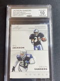 Bo Jackson/Deion Sanders 2023 Leaf Exclusive Legends Edition ELE01 CCG 10 RC