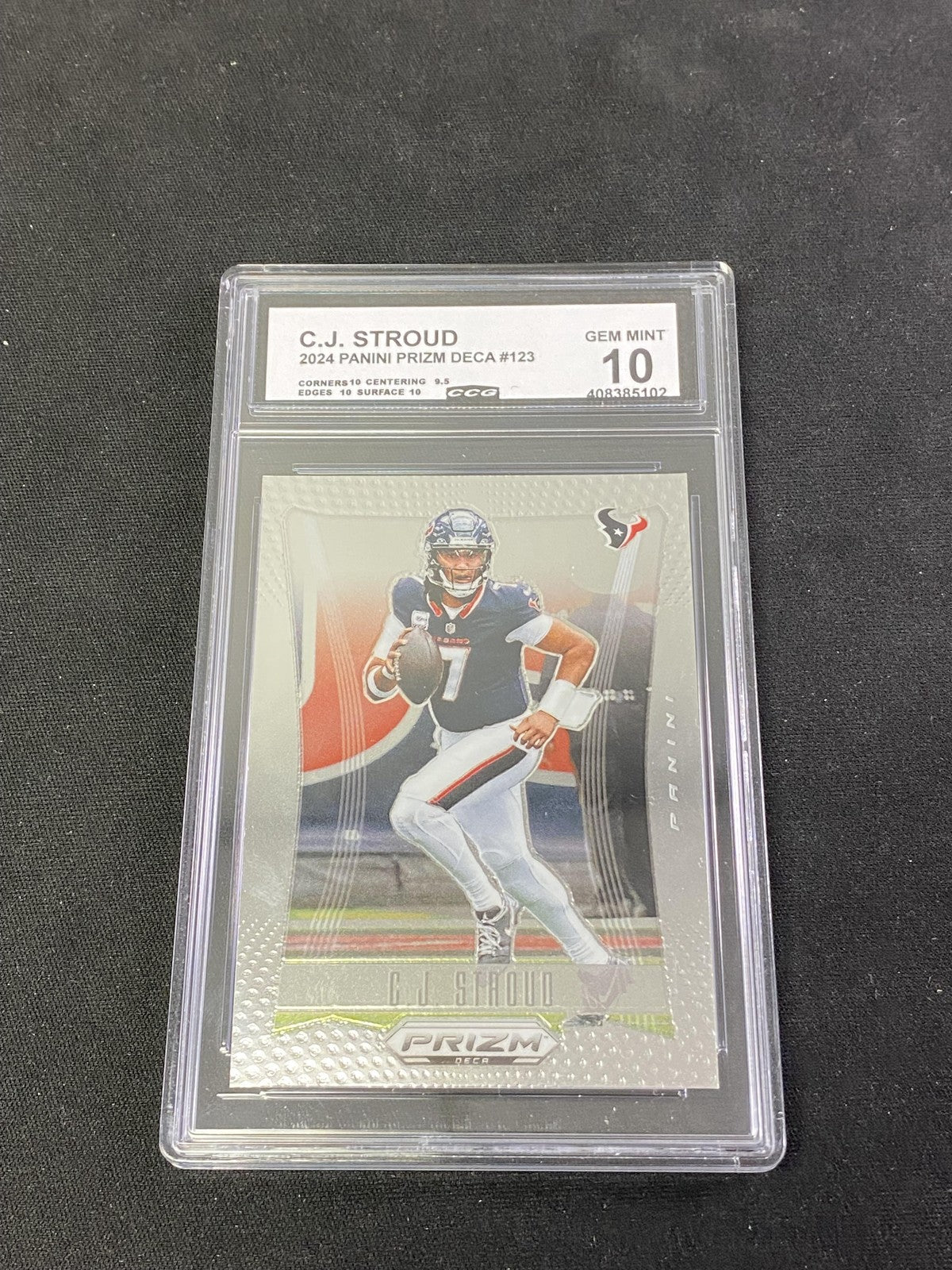 CJ Stroud 2024 Panini Prizm Deca CCG 10 Texans Rookie