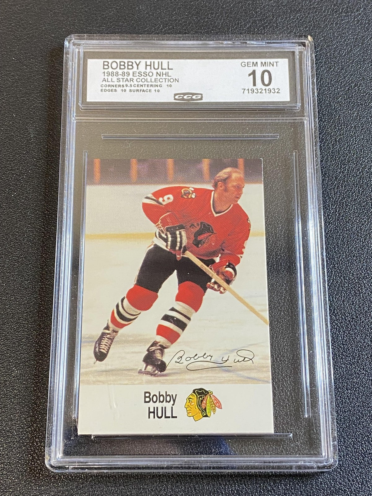 Bobby Hull 1988 Esso NHL CCG 10 Blackhawks
