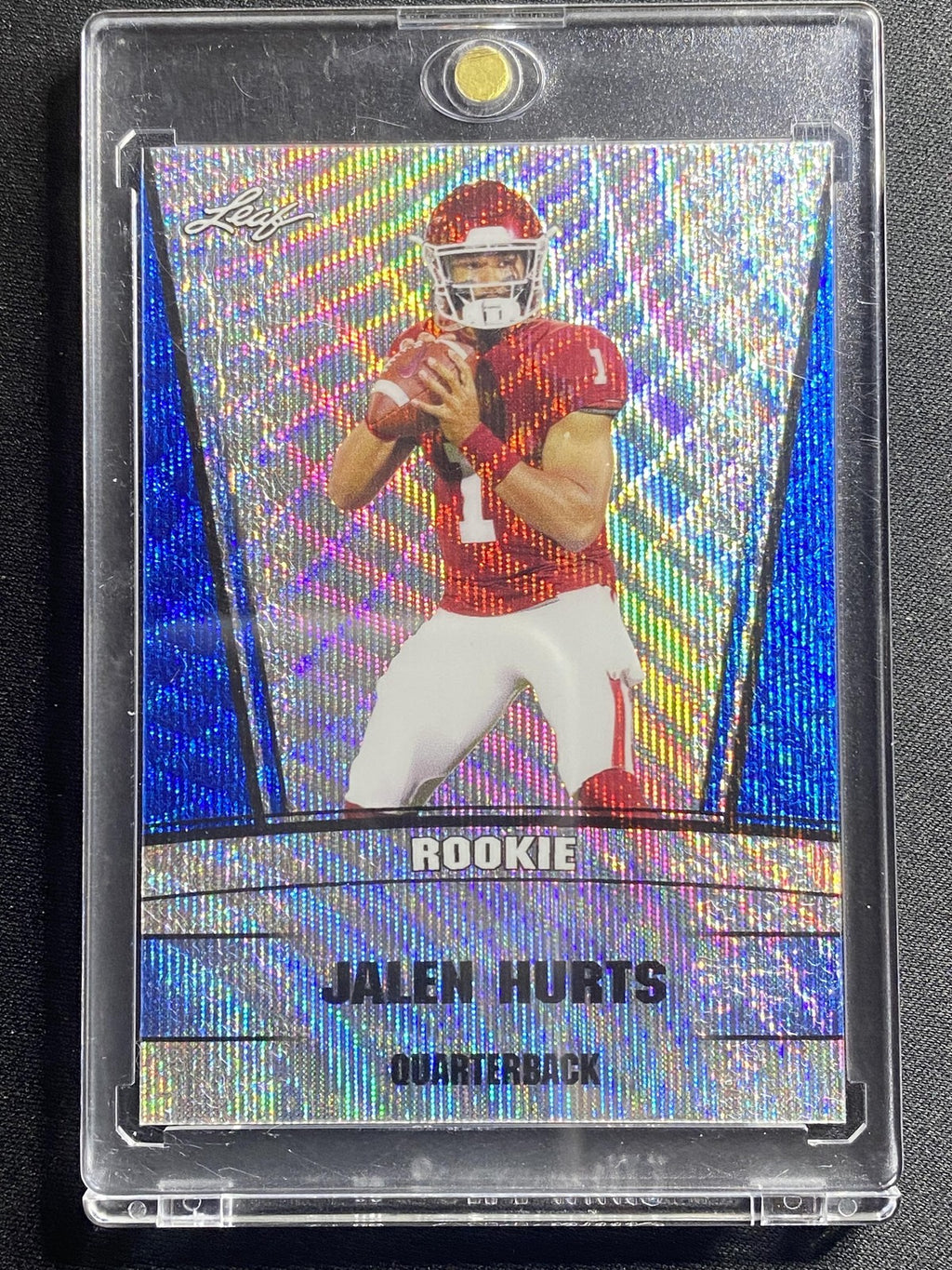 Jalen Hurts 2020 Leaf Metal Rookie RS04 Blue /20 RC