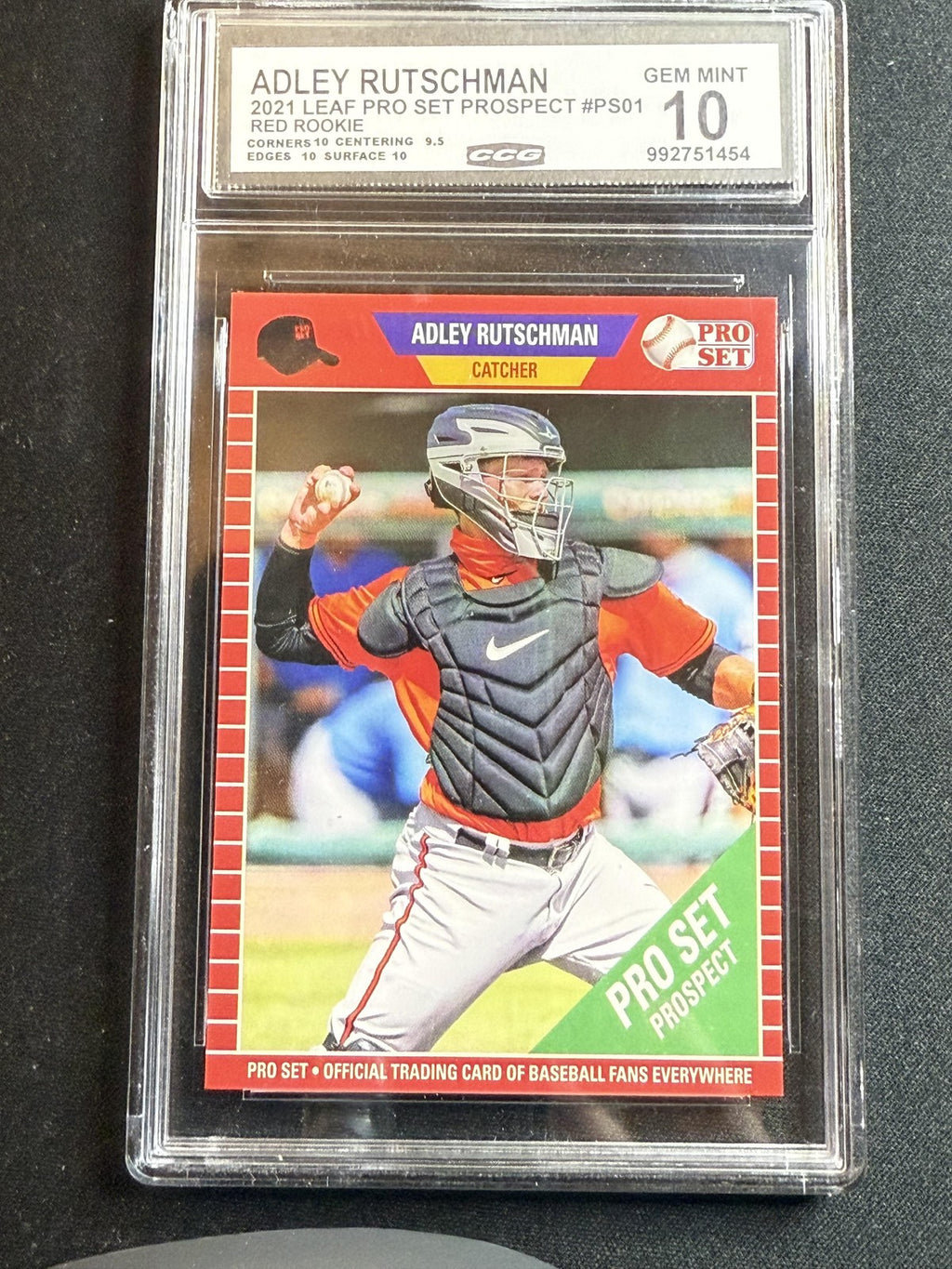 Adley Rutschman 2021 Leaf Pro Set CCG 10 RC