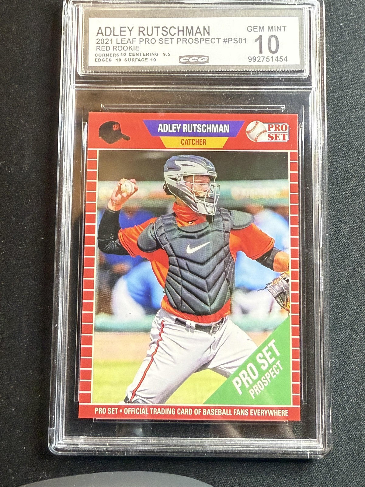 Adley Rutschman 2021 Leaf Pro Set CCG 10 RC