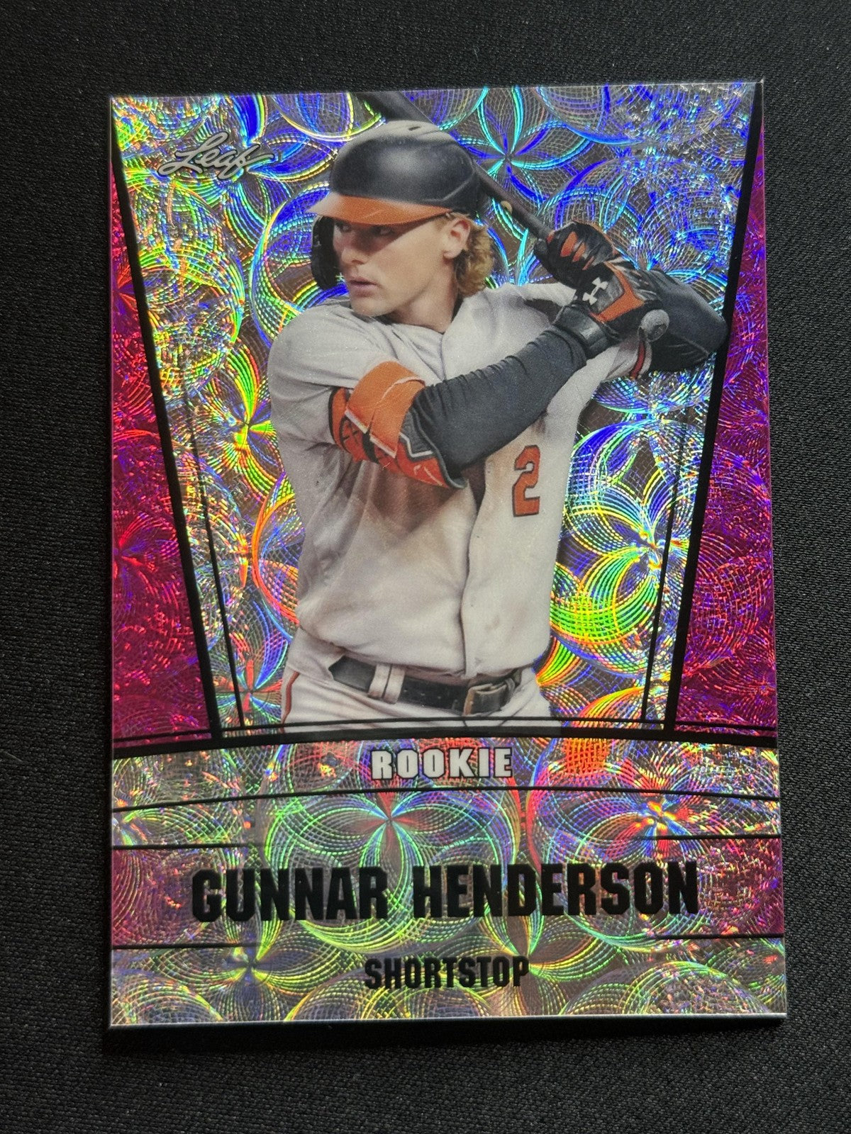 Gunnar Henderson 2023 Leaf Metal Rookies RS33 Pink #/10