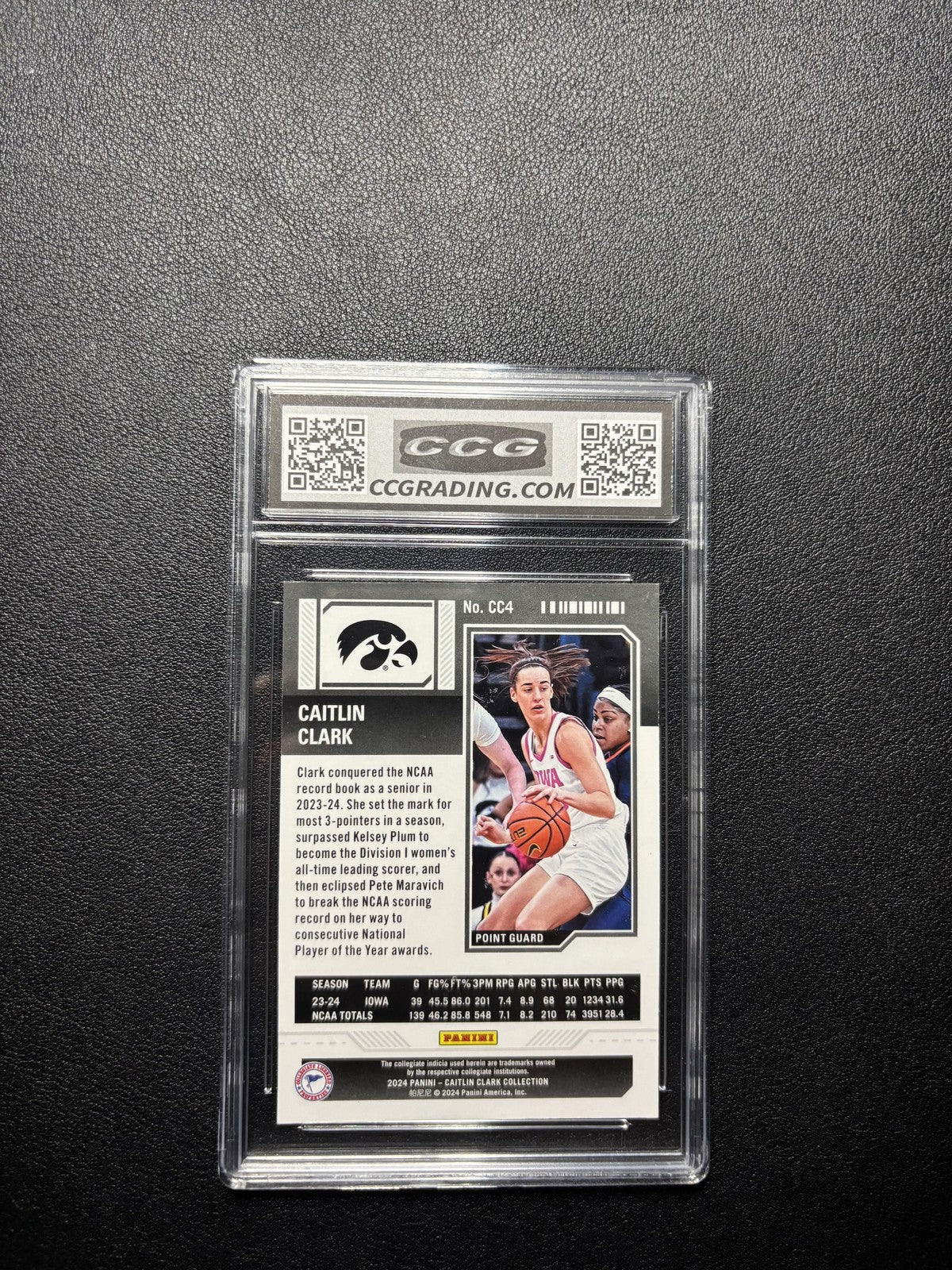Caitlin Clark 2024 2024 Panini Caitlin Clark Collection CCG 10