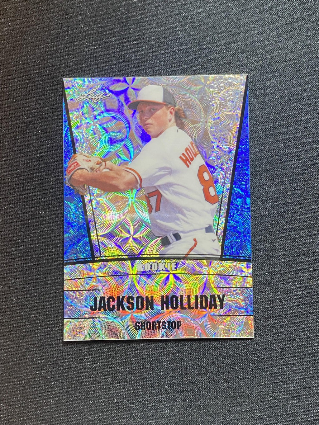 Jackson Holliday 2023 Leaf Metal Rookie RS39 Blue /20 RC
