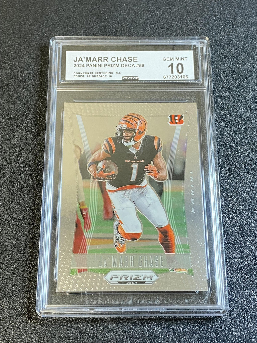 Ja'Marr Chase 2024 Panini Prizm Deca CCG 10 Bengals