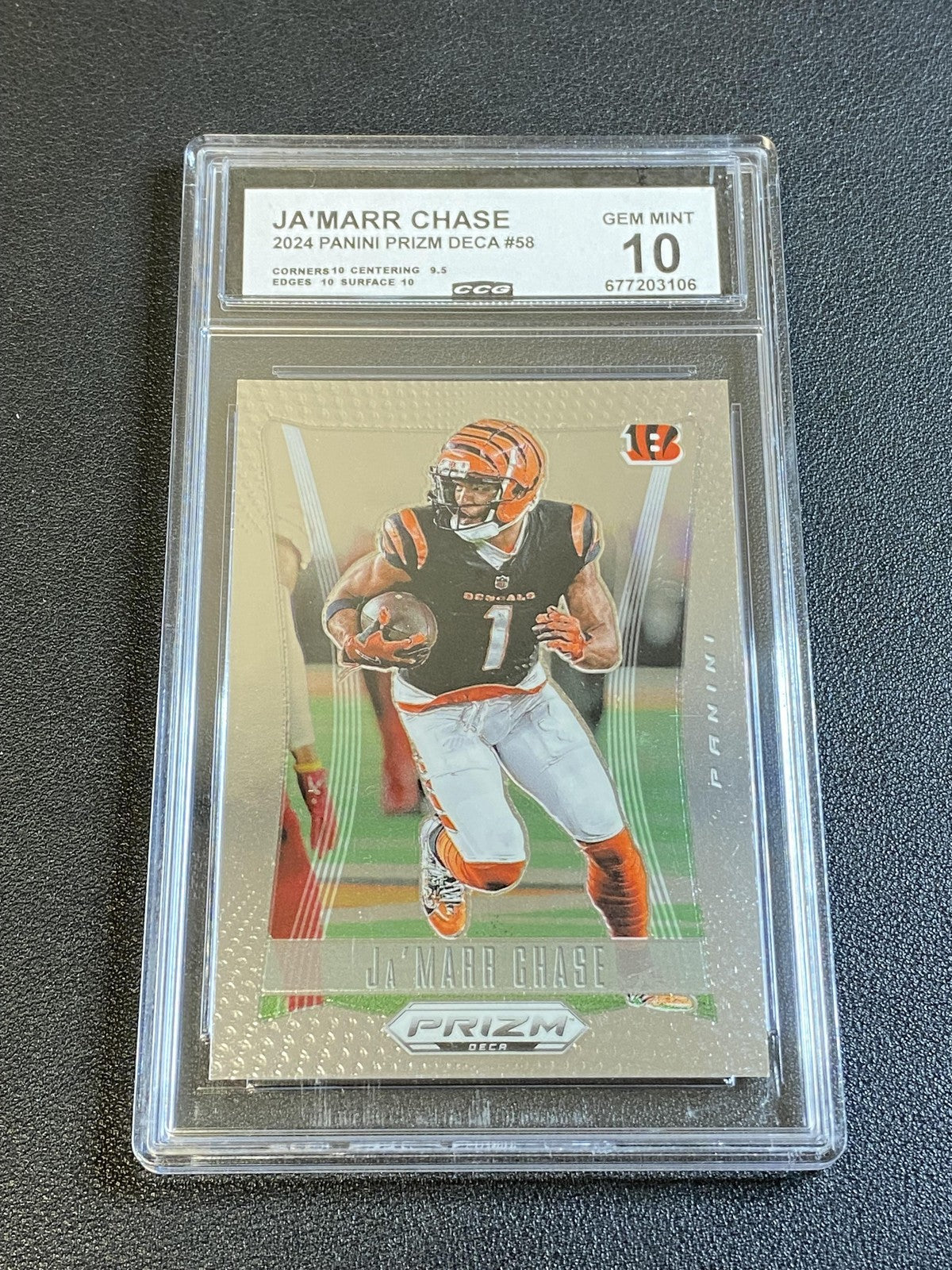 Ja'Marr Chase 2024 Panini Prizm Deca CCG 10 Bengals