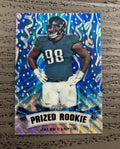 Jalen Carter 2023 Leaf Prized Metal Rookie Blue /20 RC Eagles