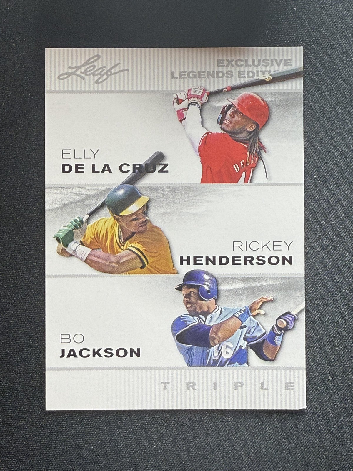 De La Cruz / Henderson / Jackson 2024 Leaf Exclusive  Edition Trio RC 10 count
